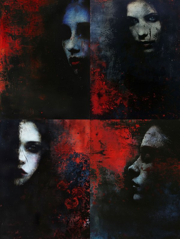 Haunting Shadows of Crimson Night