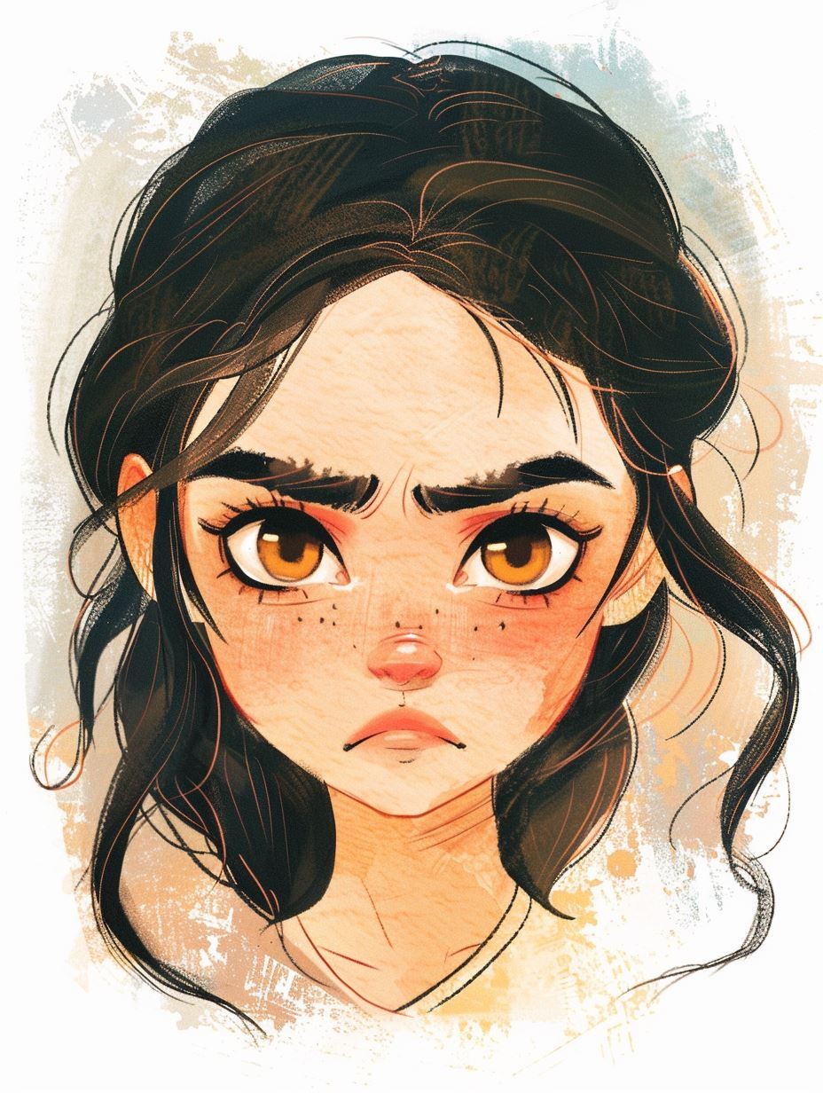 Ethereal Gaze Digital Portrait - Image 2