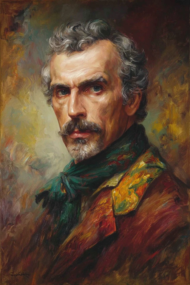 Rustic Noble Portrait - Image 1
