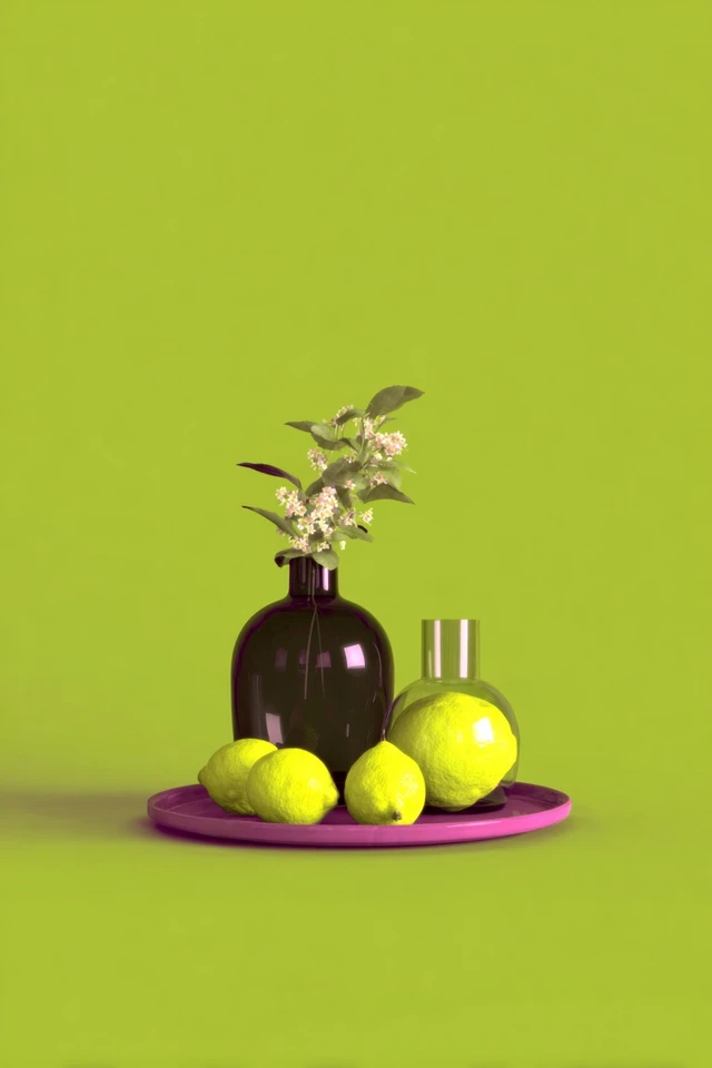 Neon Lime Portrait - Image 3