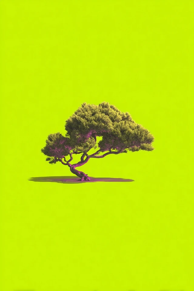 Neon Lime Portrait - Image 5