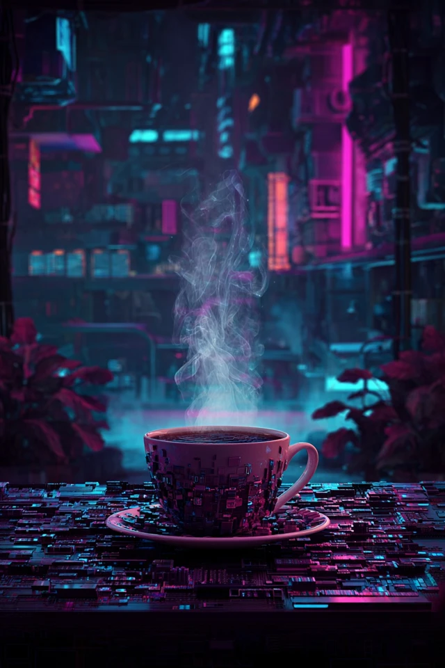 Neon Dreams of a Digital Eden - Image 4