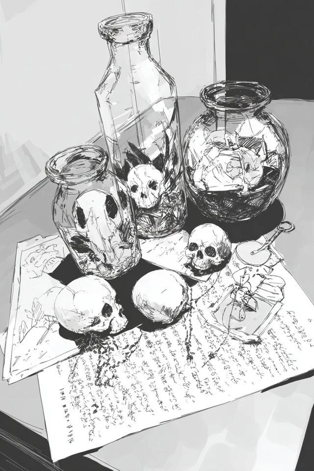 Melancholy Echoes in Monochrome - Image 3