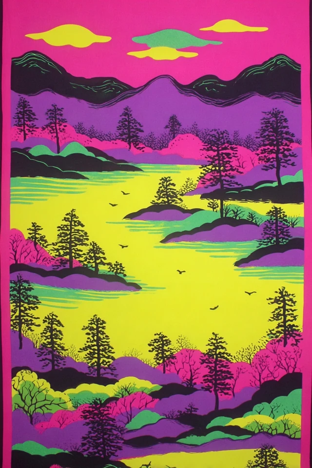 Psychedelic Neon Pop Art Collection - Image 2