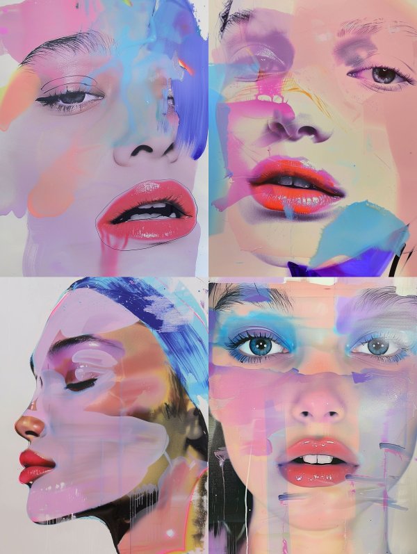 Fragmented Visions of Modern Beauty