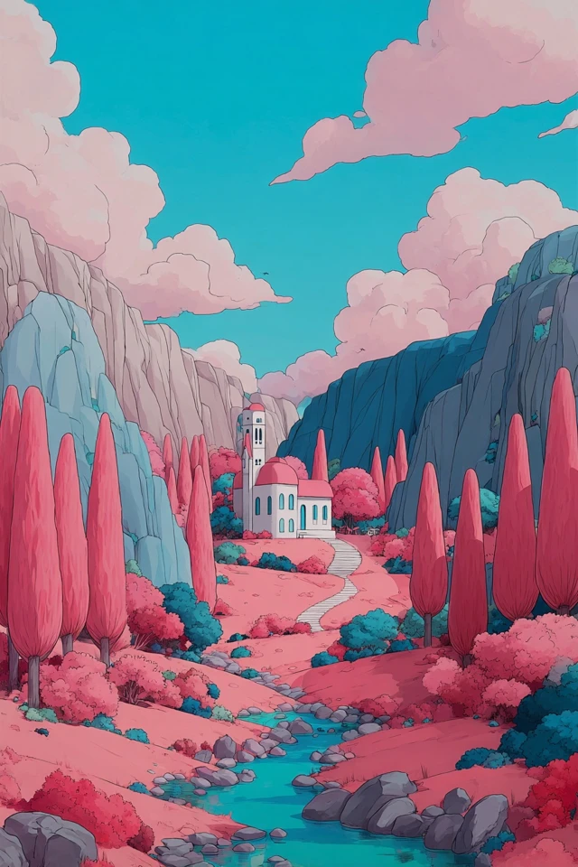 Pastel Dreamscape Vision - Image 2