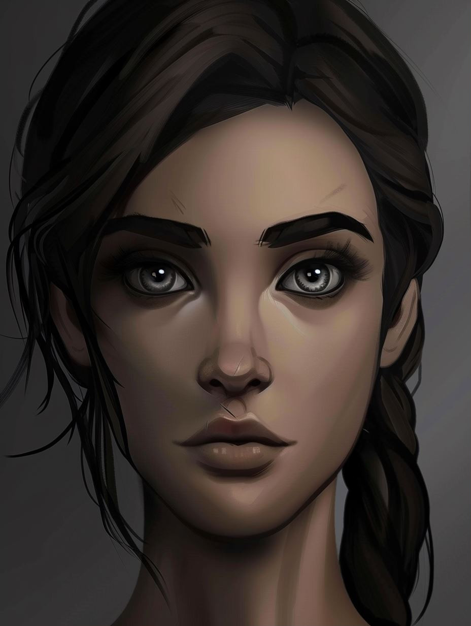Somber Gaze - Image 1