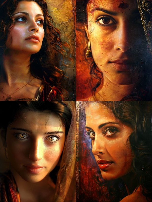 Radiant Visions of South Asian Beauty