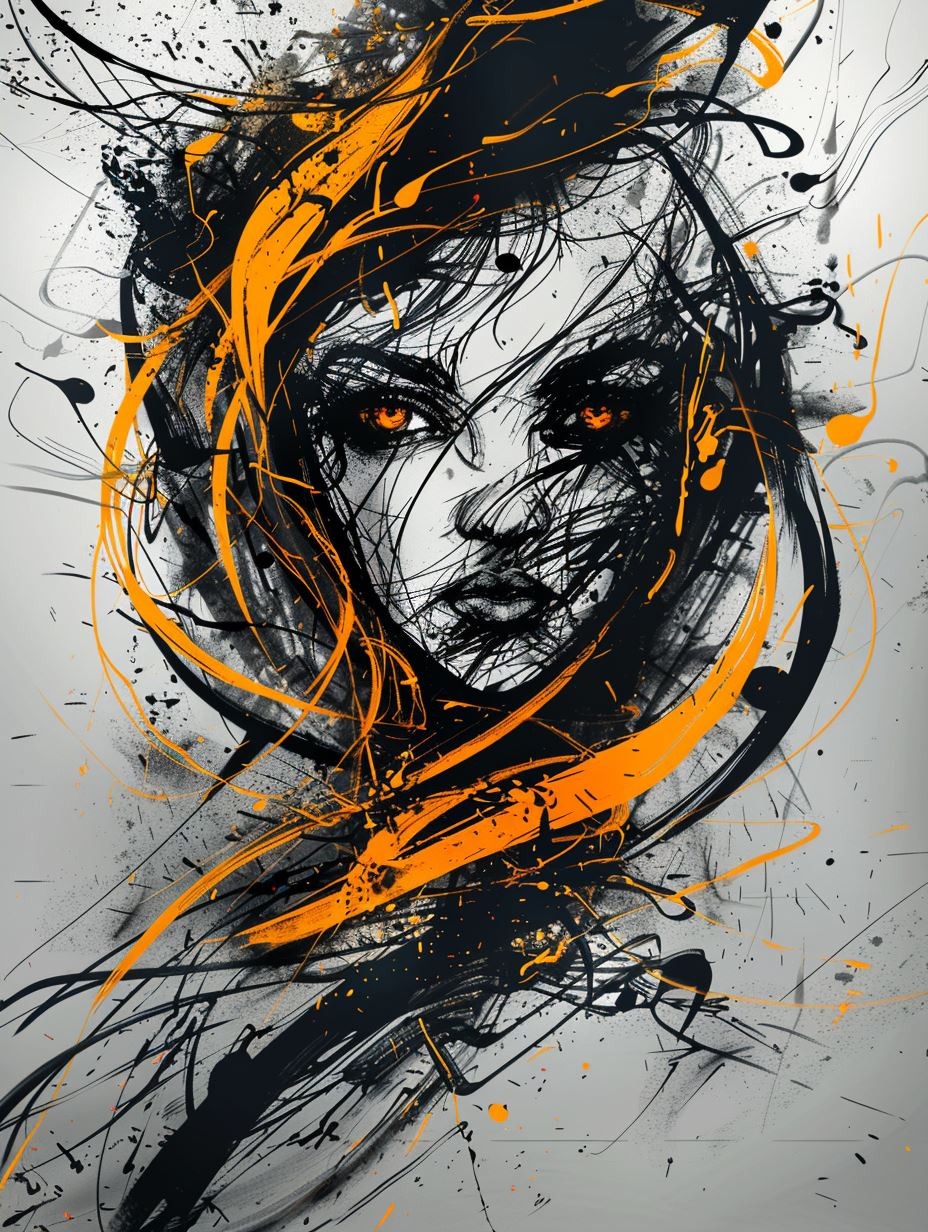 Amber Chaos Portrait - Image 2