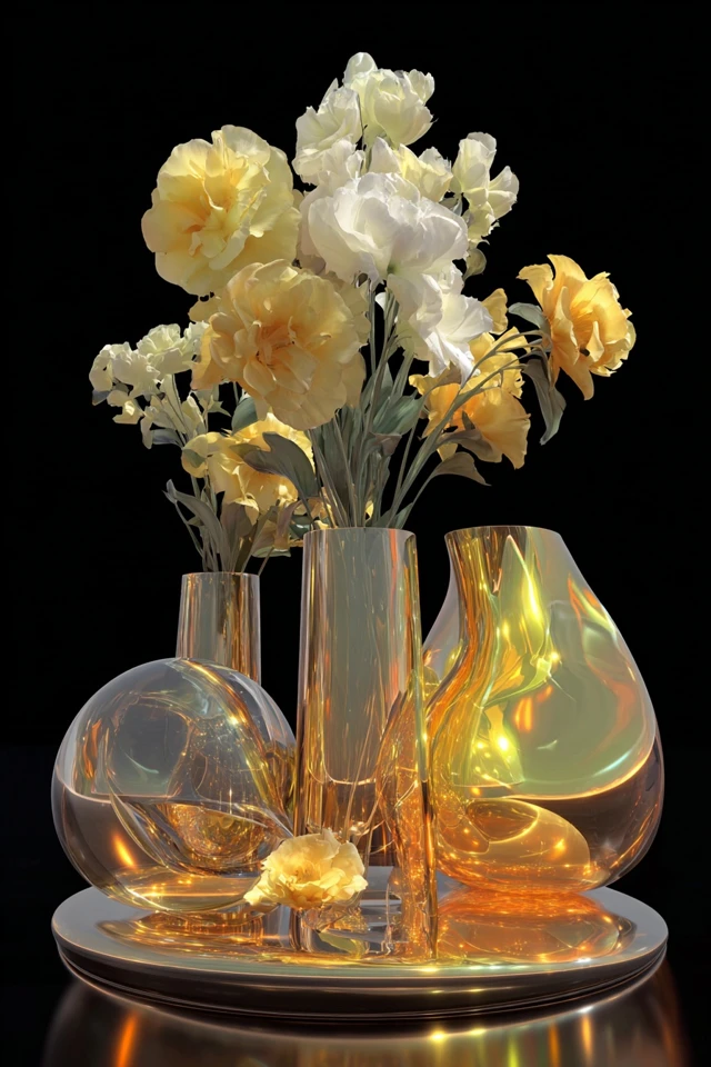 Golden Liquid Elegance - Image 3