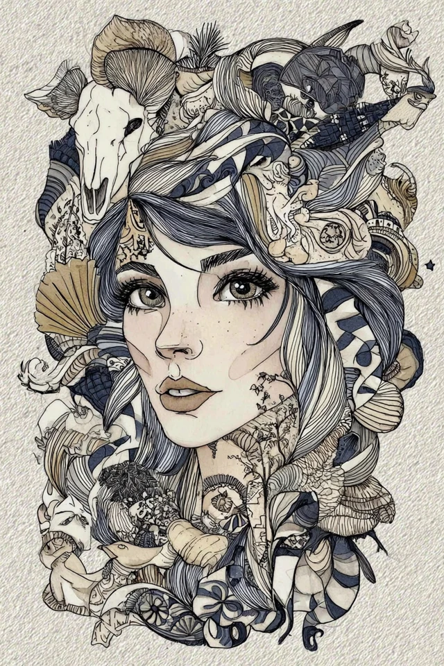 Intricate Ink Dreams - Image 1