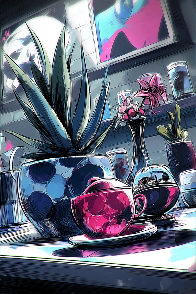 Neon Noir Elegance - Image 3