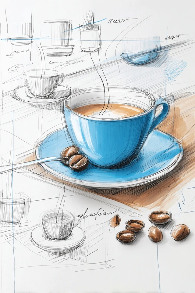 Azure Sketch Portrait - Image 4