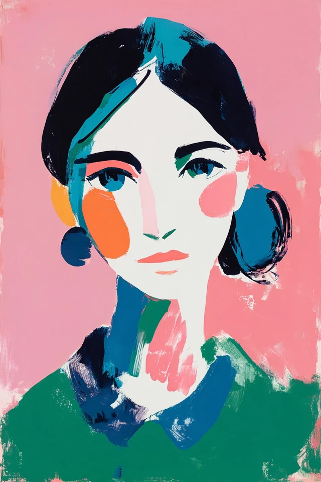 Vibrant Modernist Muse - Image 1