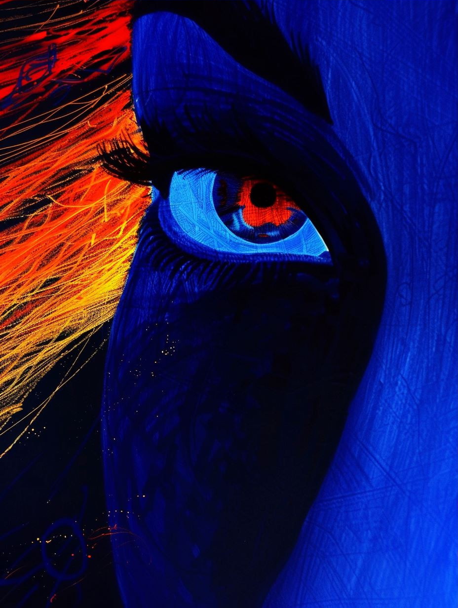 Neon Ember Ethereal Portraits - Image 3