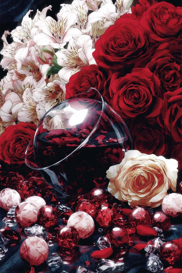 Crimson Gothic Elegance - Image 3