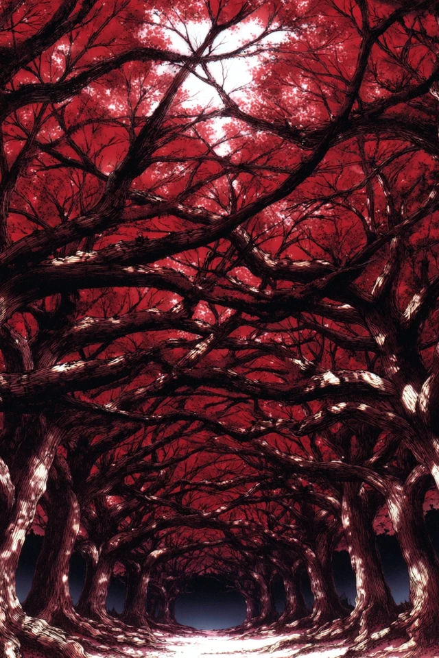 Crimson Gothic Elegance - Image 5