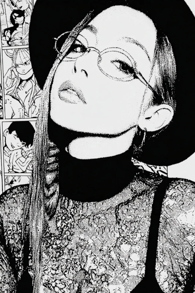 Noir Manga Elegance - Image 1