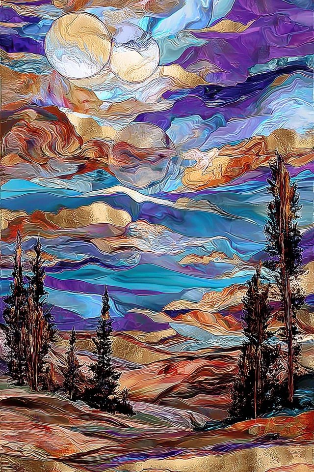 Textured Soul Portrait - Image 2