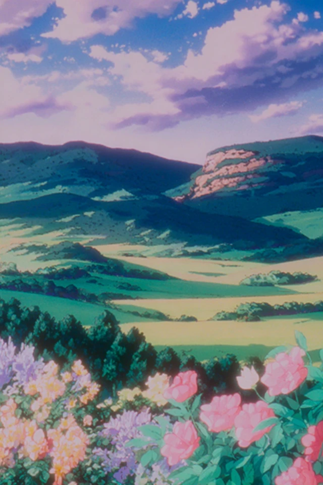 Vintage Anime Aesthetic Collage - Image 2