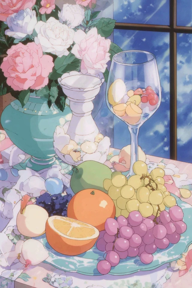 Vintage Anime Aesthetic Collage - Image 3