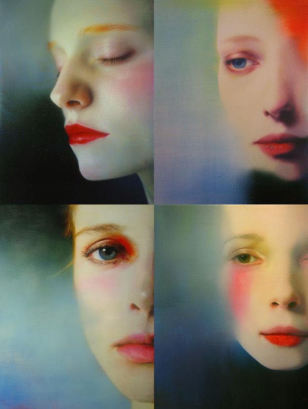 Ethereal Fragments of a Dreaming Face