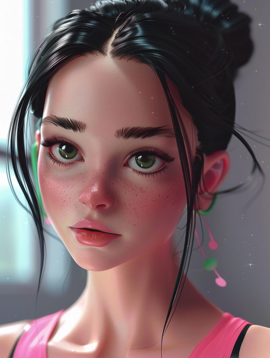 Digital Dreams: AI Generated Female Portraits - Image 1