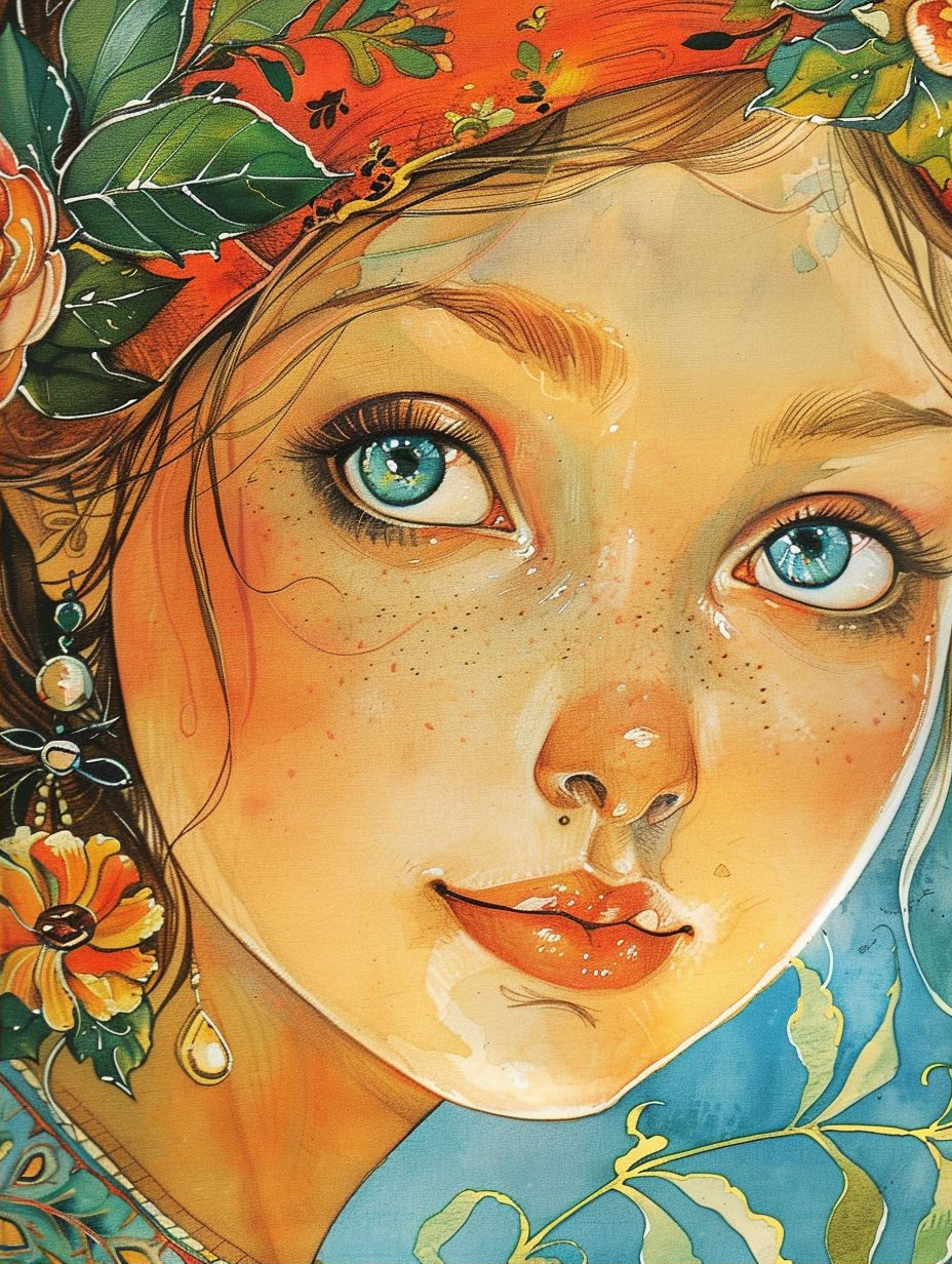 Ethereal Gazes: A Quartet of Digital Portraits - Image 2