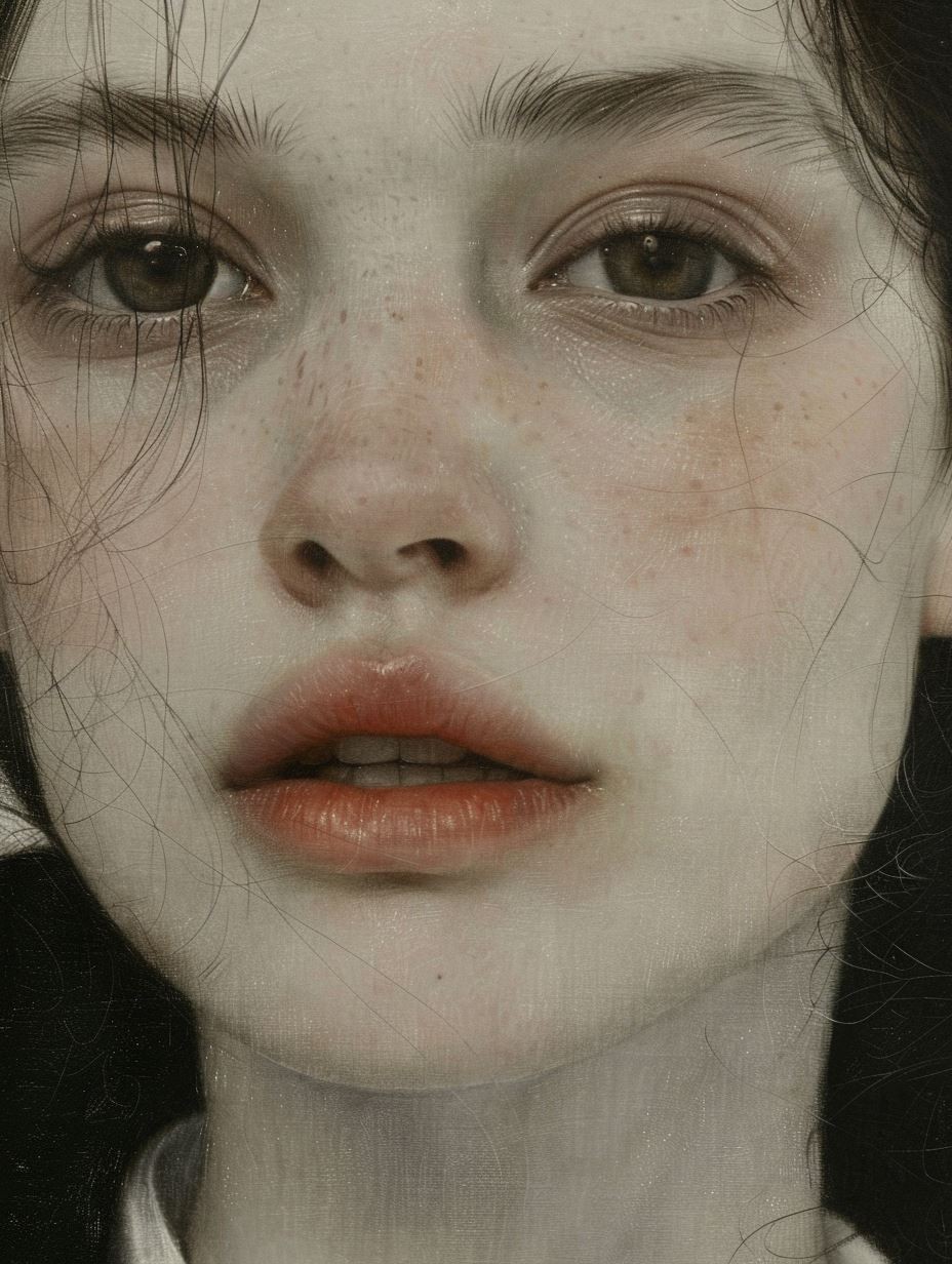 Hyper-Realistic Charcoal Portrait Study - Image 3