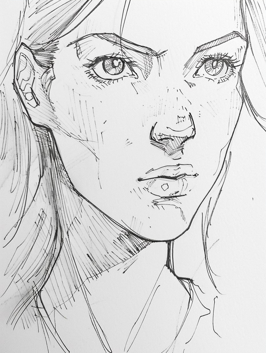 Ethereal Gaze: A Study in Portraiture - Image 3