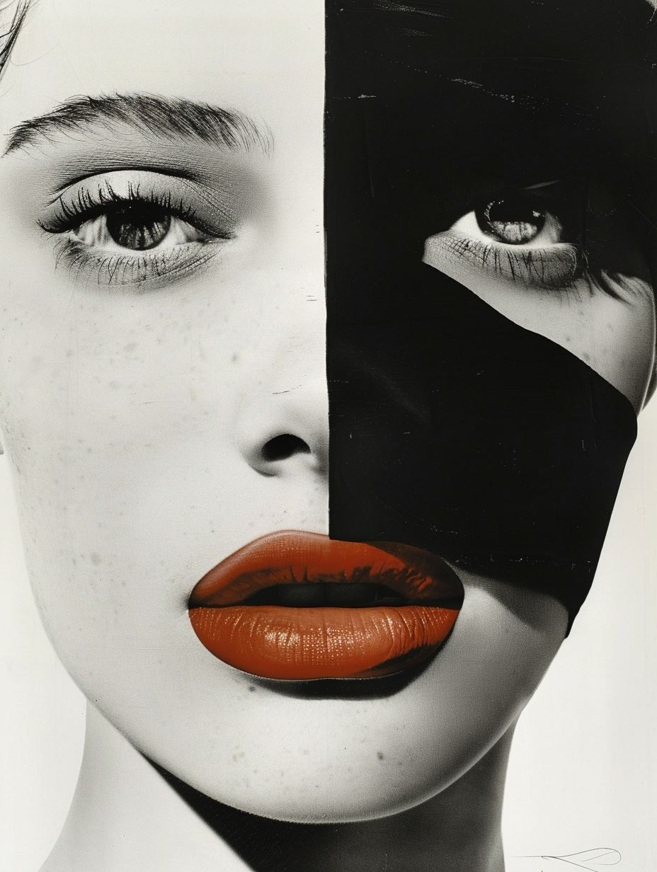 Fragmented Beauty: A Surrealist Collage - Image 2