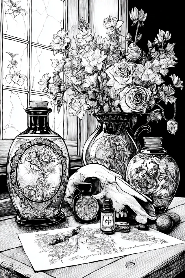 Intricate Ink Elegance - Image 3