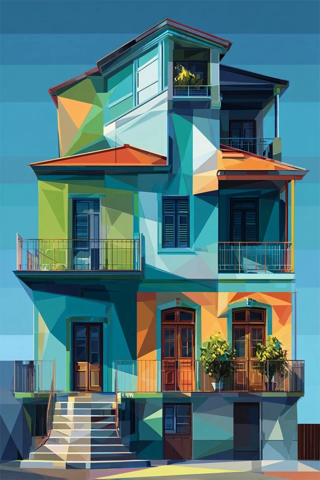 Geometric Prism Art Collection - Image 6