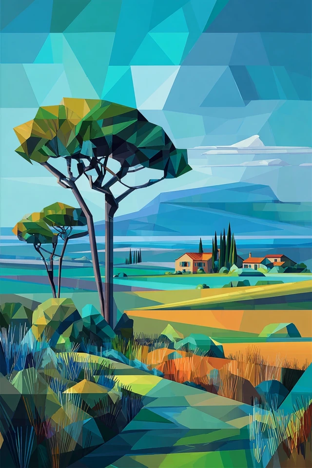 Geometric Prism Art Collection - Image 2