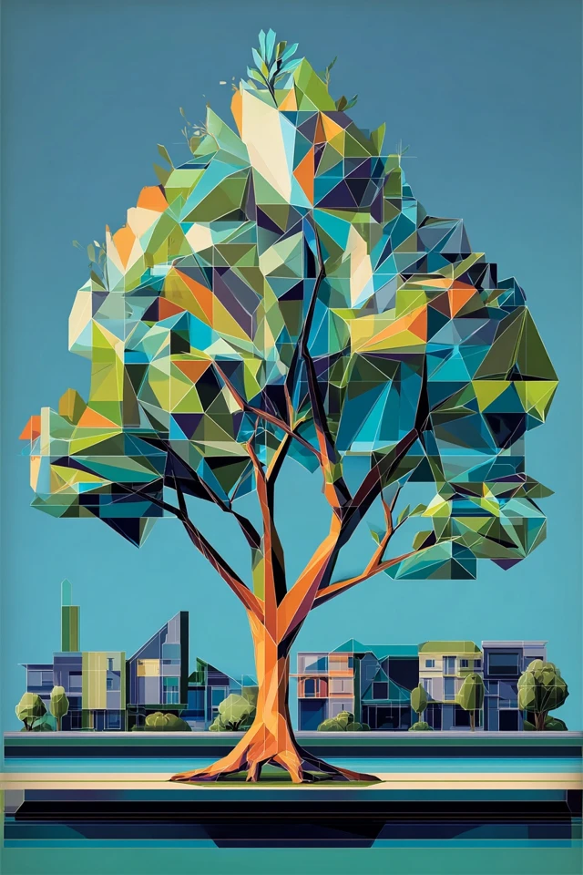Geometric Prism Art Collection - Image 5