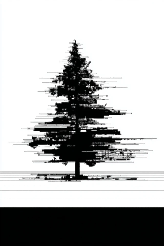 Fragmented Monochrome Portrait - Image 5