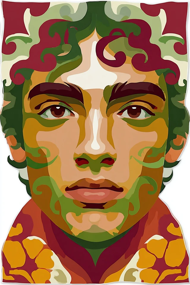 Chromatic Foliage Portrait - Image 1