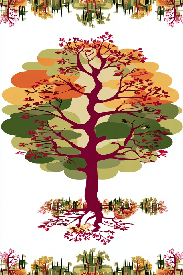 Chromatic Foliage Portrait - Image 5