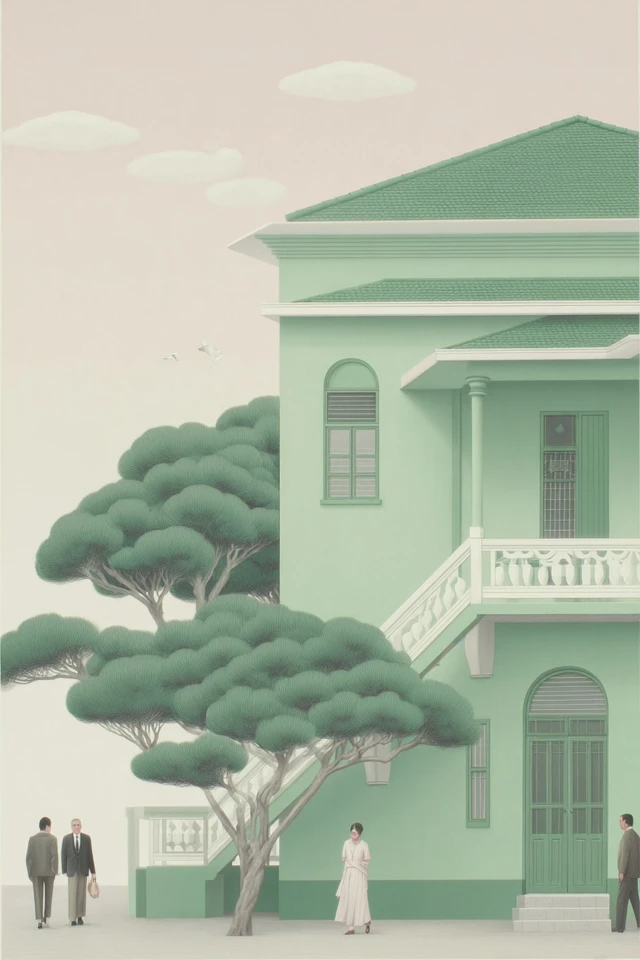 Serene Sage Elegance - Image 6