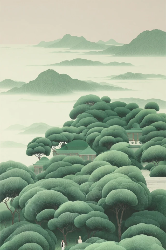 Serene Sage Elegance - Image 2