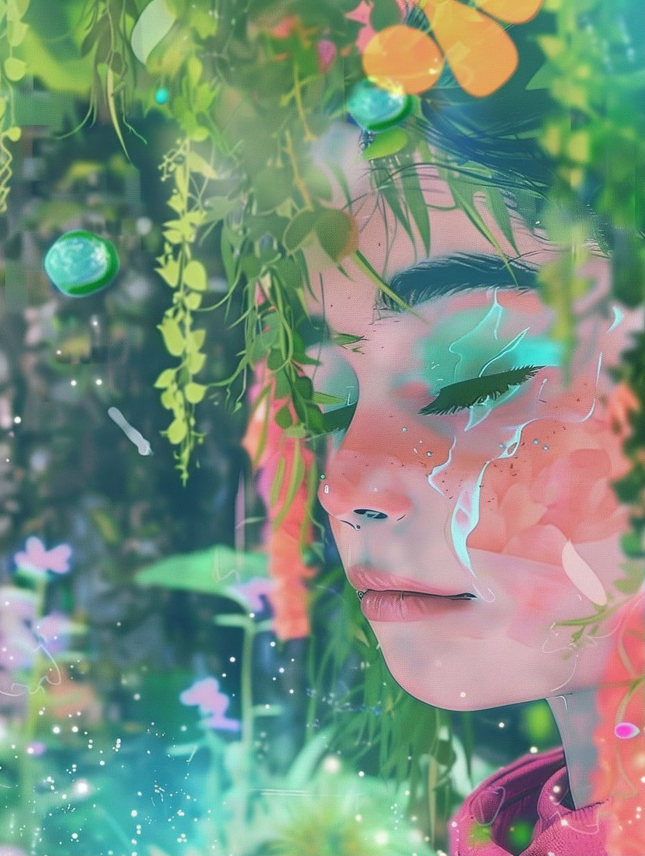 Ethereal Dreamscape Portrait Collage - Image 1