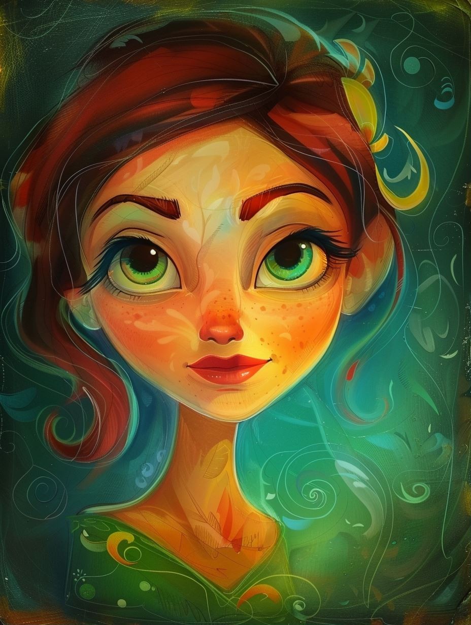 Ethereal Autumnal Spirit Portrait