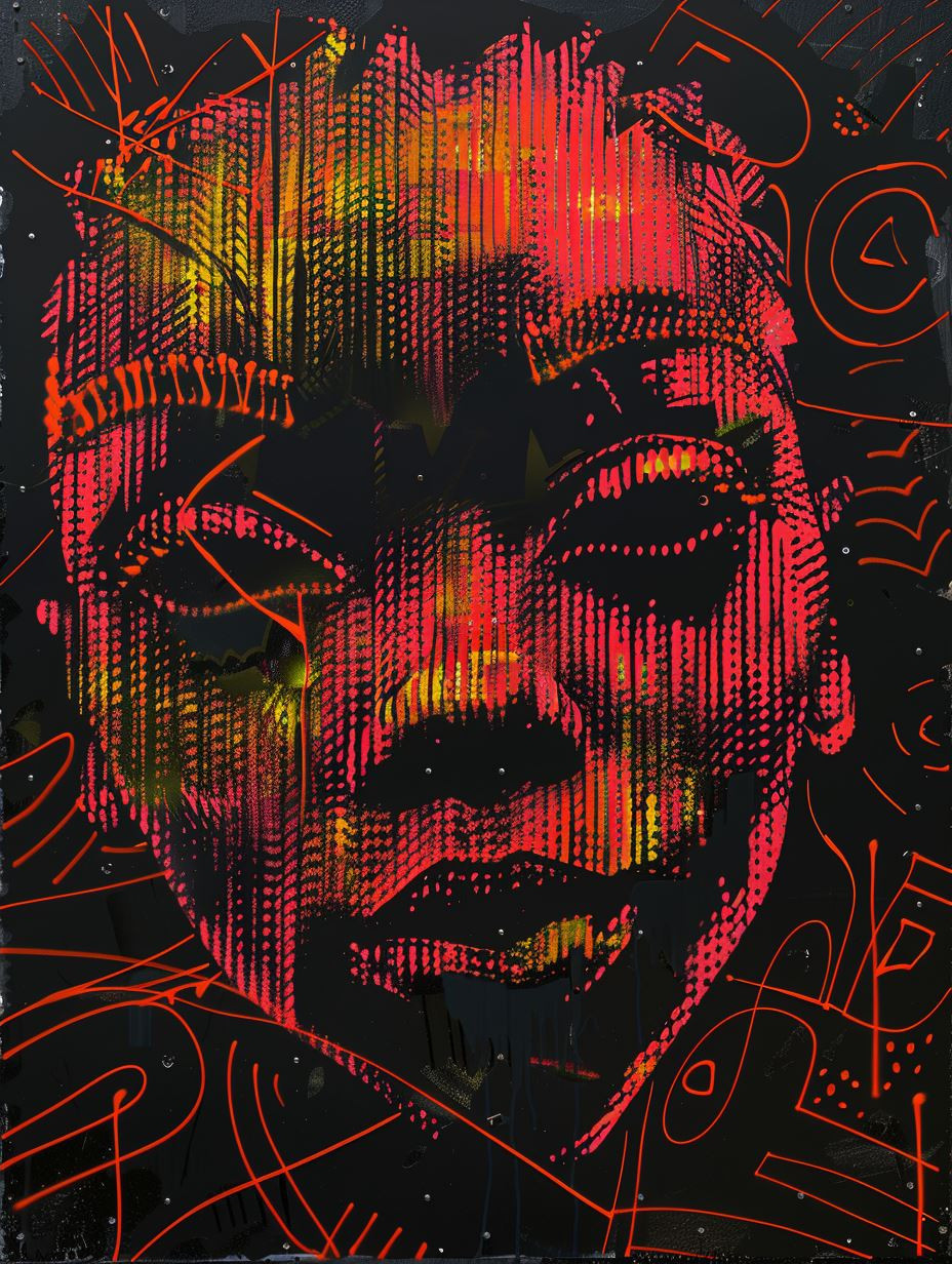 Neon Circuitry Human Portraits - Image 4