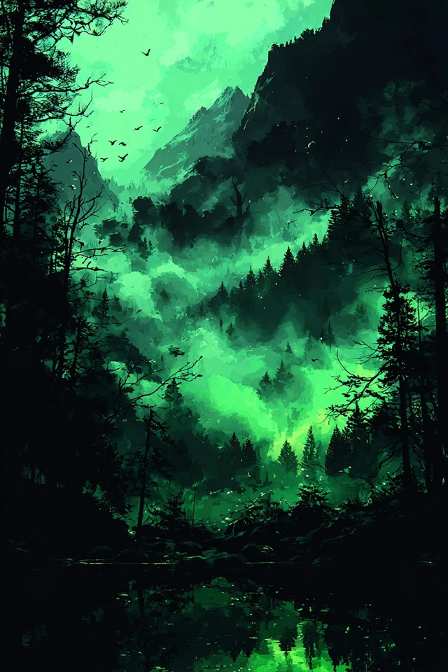 Emerald Shadow Gaze - Image 2