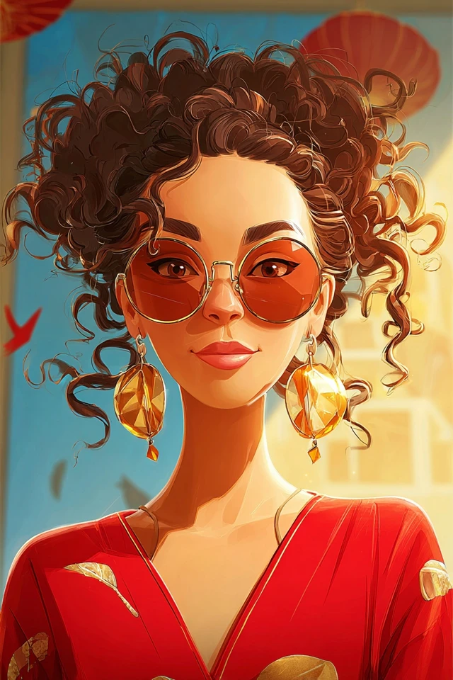 Crimson Elegance - Image 1
