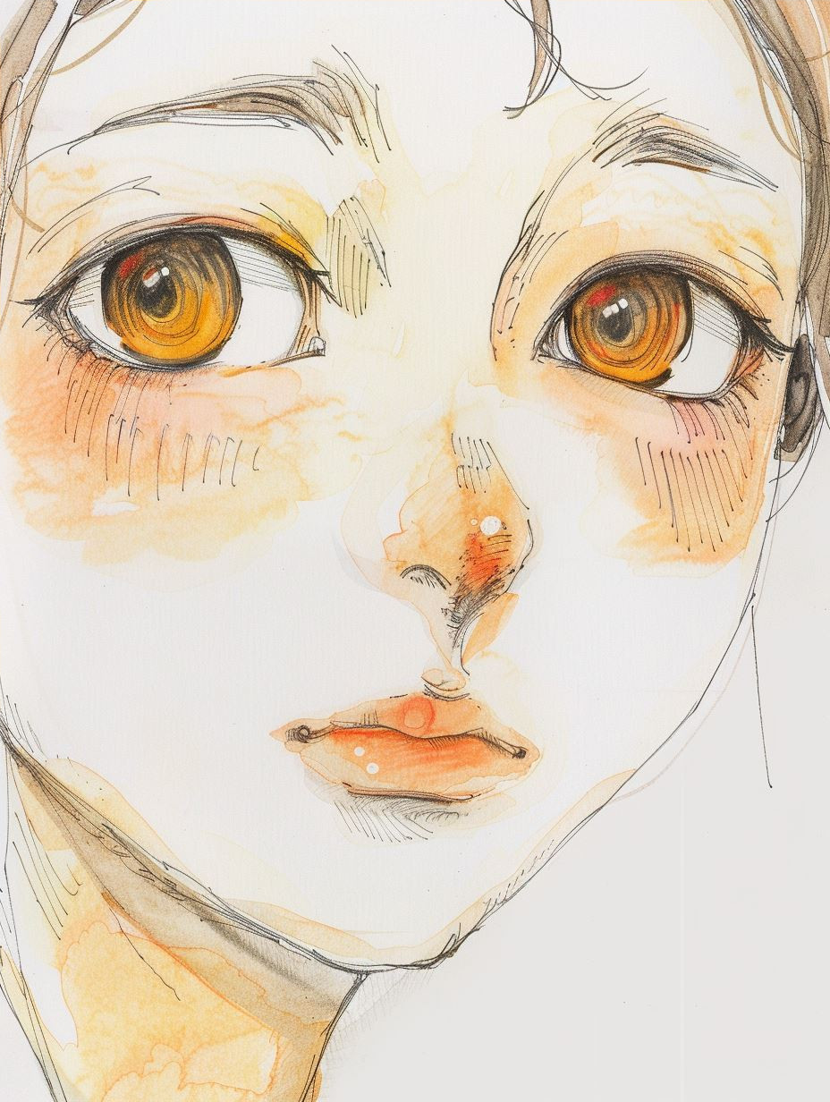 Ethereal Gaze: A Study in Expression - Image 4