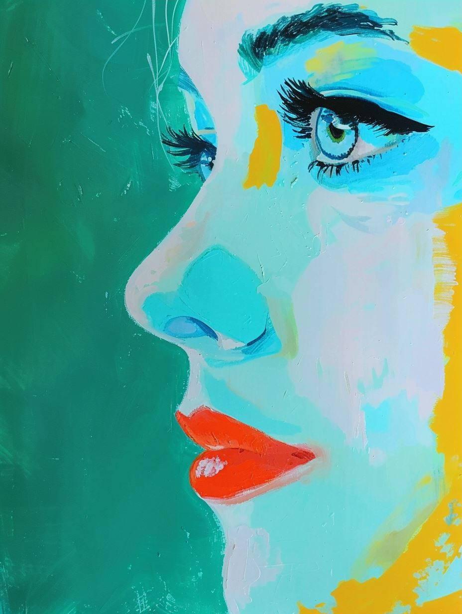 Vibrant Palette Portrait - Image 3