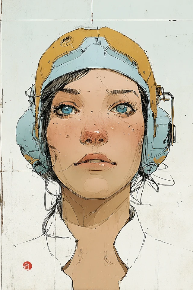 Celestial Aviator Sketch
