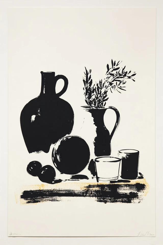 Contrast in Ink: A Four-Piece Study - Image 3