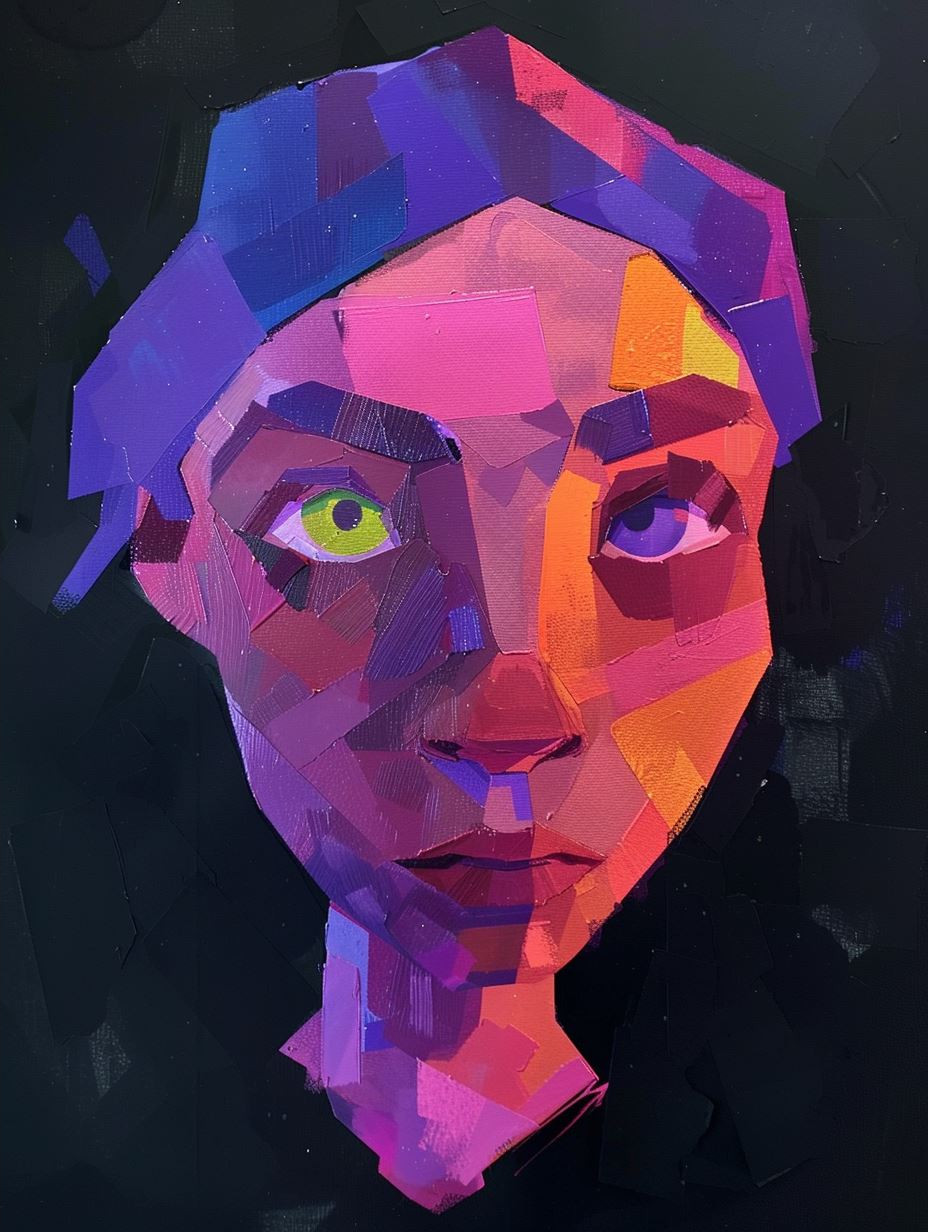 Neon Prism Portrait Studies - Image 2